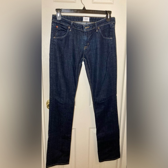 HUDSON BLUE JEANS WITH CARLY FLAP BACK POCKETS SZ29/8 Womens Excellent Condition - Picture 2 of 5